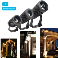 3W 5W 10W 24V/230V LED Strahler Spot Lampen 3 Grad Hotel Fassadenbeleuchtung IP65