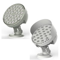 24W/36W DC24V/AC230V Rund LED Aussenfluter Strahler  8/15/60° IP65