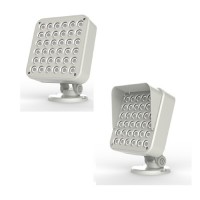 24W/36W DC24V/AC230V Eckig LED Aussenfluter Strahler  8/15/60° IP65