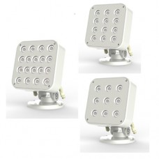 9W/12W/18W DC24V/AC230V Eckig LED Aussenfluter Strahler  8/15/60° IP65