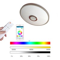 24W/36W/60W AC220V 33CM Bluetooth RGB LED Deckenleuchte mit Lautsprecher Dimmbar