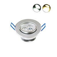 3W AC220V LED Deckenleuchte Deckeneinbauleuchte Dimmbar Schwenkbar
