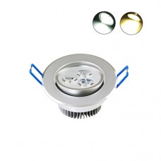 3W AC220V LED Deckenleuchte Deckeneinbauleuchte Dimmbar Schwenkbar