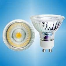 5W 12V/AC230V MR16/GU10 COB LED Spotlampe Leuchtmittel ersetzt Halogenlampen