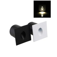 1,5W AC230V Eckig LED Treppenleuchte Innenraum Warmweiß