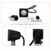 10W 12V 24V Eckig CREE LED Arbeitsscheinwerfer Zusatzscheinwerfer Schwarz/Weiß IP67