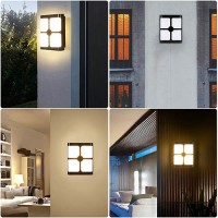 18W AC220V Eckig Modern LED Wandleuchte Wandlampe Wasserdicht IP55