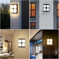 18W AC220V Eckig Modern LED Wandleuchte Wandlampe Wasserdicht IP55