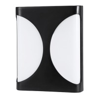 18W AC220V 2-Halbkreis LED Wandleuchte Wandlampe Aussen Diffus Licht Wasserdicht IP55