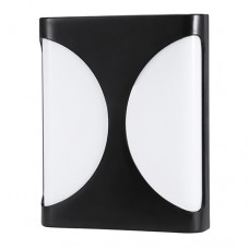 18W AC220V 2-Halbkreis LED Wandleuchte Wandlampe Aussen Diffus Licht Wasserdicht IP55