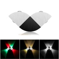 4W AC220V Schmetterling Förmig LED Up Down Wandleuchte Wandlampe für Innen IP20