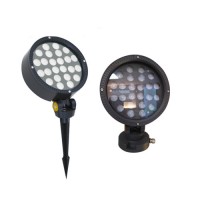 24W DC24V Rund LED Gartenspot Gartenstrahler Scheinwerfer Aussen IP65