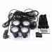 10W AC220V 4er-Set RGB LED Gartenspots Gartenstrahler Erdspießstrahler