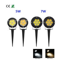 5W/7W AC220V/DC12V LED Gardenspot Gartenstrahler   Erdspießstrahler IP65