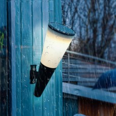 Warm-Weiß / RGB Solar LED Wandlampe Gartenlampe Solarleuchte mit 2 LEDs IP65