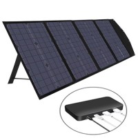 80W 120W DC18V DC5V Faltbares Solar Panel Solarladegerät für Camping Batteriespeicher