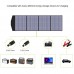 80W 120W DC18V DC5V Faltbares Solar Panel Solarladegerät für Camping Batteriespeicher