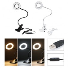 6W USB LED Tischleuchte Klemmleuchte Leselampe Dimmbar