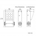 9W AC230V / DC24V Elegant LED Aussen Fluter Strahler Spot 2700K-6000K IP65