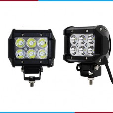 18W DC12V 24V LED Arbeitsscheinwerfer Zusatzscheinwerfer IP67 Spot Beam/Flood Beam